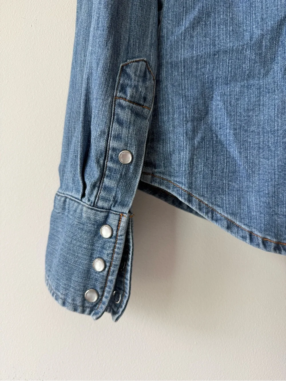 Vintage Levi's Medium Blue Denim Western Shirt